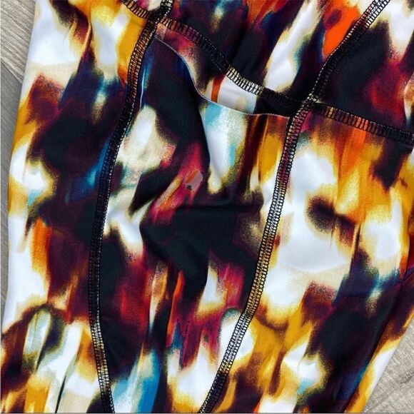Xersion Celeste Quick Dri High Rise 7/8 Ankle Pocket Leggings Multi Color XS - Picture 6 of 10